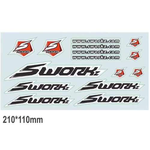 SWORKz Logo 貼紙 (2PC) SW-510091