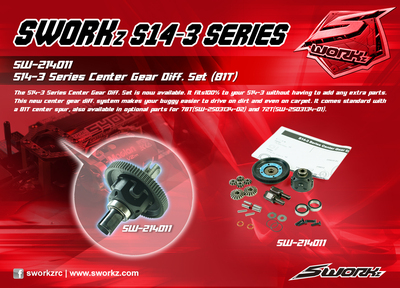 SWORKZS14-3 系列中央齿轮差速器 (81T) SW-214011