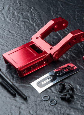MST 210691R/BK RMX-M 金属二楼板连接座 红色 RC漂移车架升级件