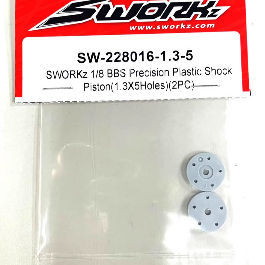SW-228016-1.3-5 SWORKz 1/8 BBS高精度避震器活塞(1.3X5孔)(2PC)