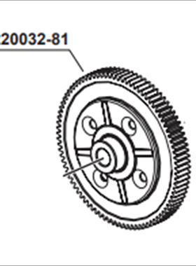 SWORKZ S14-3 中央差速器大直齿81T  SW-220032-81