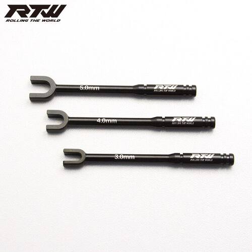 RTW拉杆扳手调车工具摆臂连杆调节扳手模型车开口扳手3.0 4.0 5.0