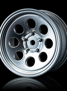 MST 230031FS/BKF +5度 1/10攀爬车1.9寸攀岩轮毂 58H消光银/黑色