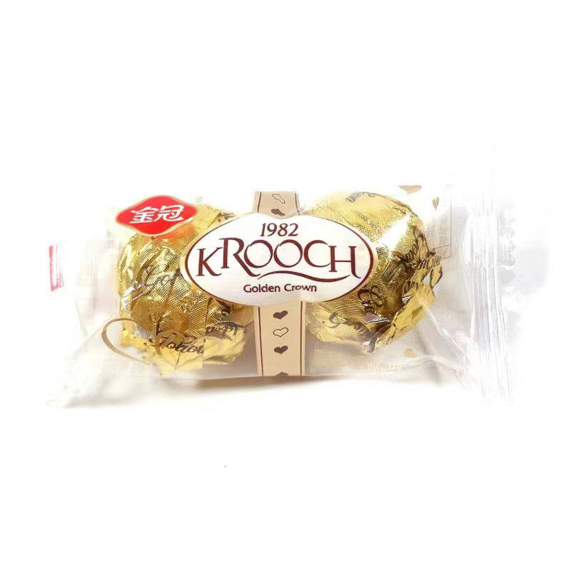 金冠巧克力2粒装T2球小礼盒婚庆婚礼喜糖网红散装情人节结婚零食