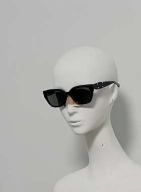 M和M 109 意产进口板材太阳镜 超大框墨镜 客供铰链 手缝线细节