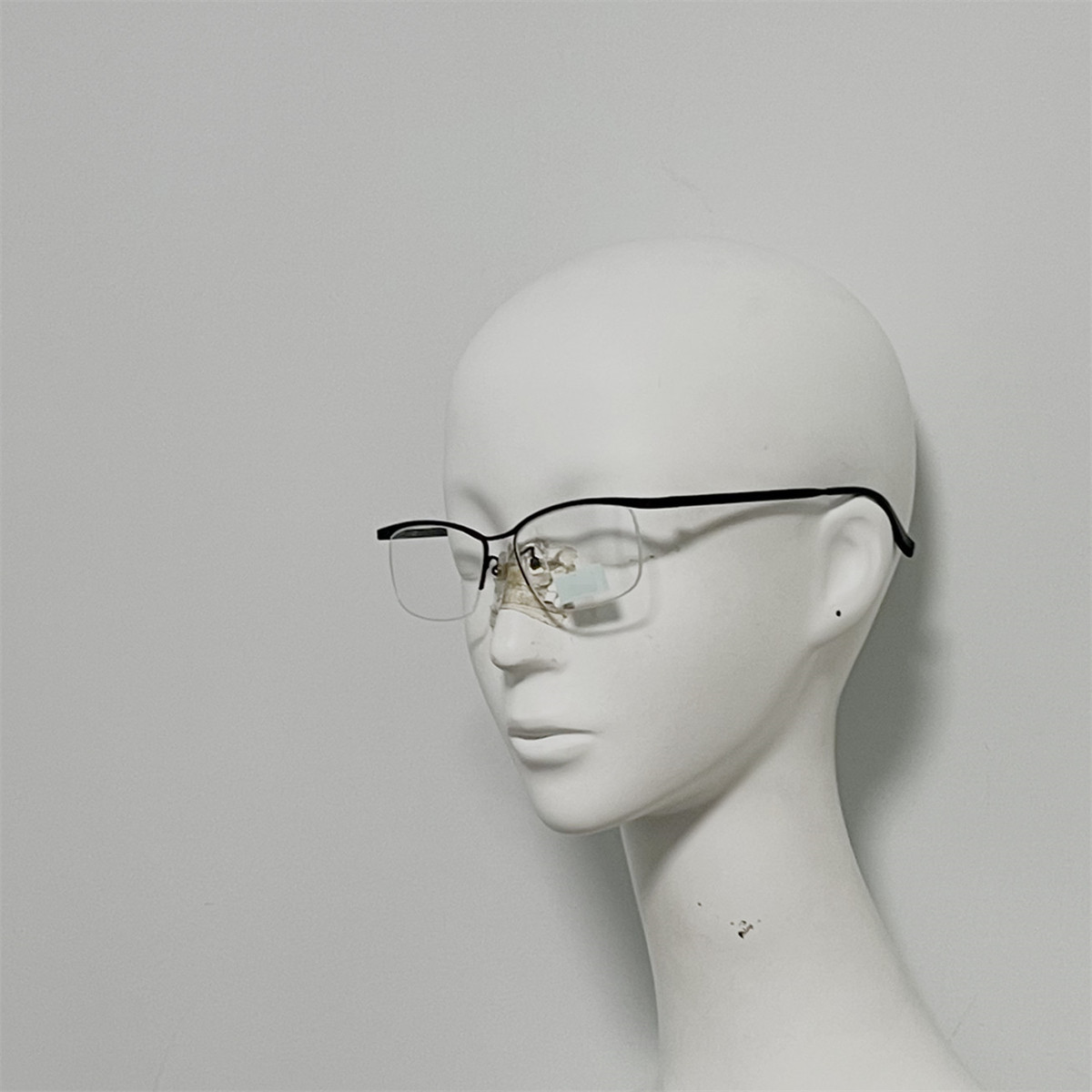 DU0018 英伦专业光学眼镜 钛金属半框眉线款近视镜 配光镜 24年款