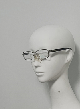B1285 英伦格纹 钛金属框配意产板材腿眼镜 近视镜 光学镜 装饰镜