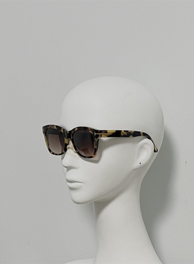 TF样品16 男女式方框修脸太阳镜 意产定制进口花料板材墨镜 样品