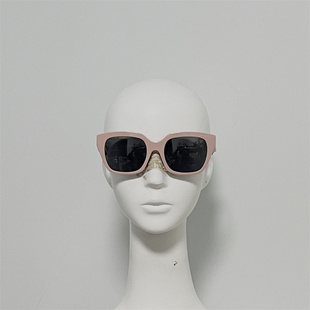 C和L 40198 意产金框板材太阳镜 超大框修脸墨镜 粉红色框 样品