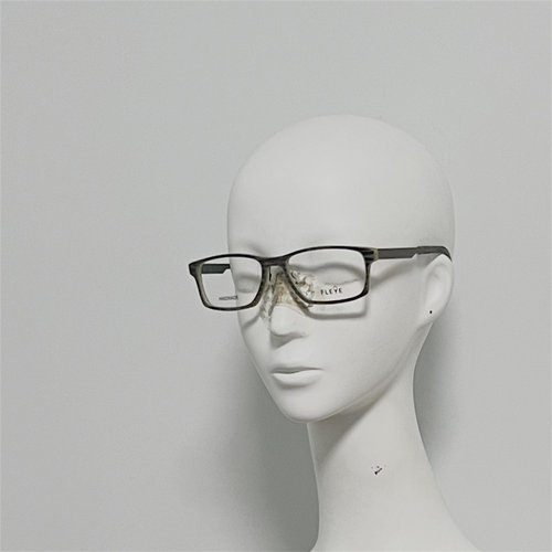 Norn C960-07 丹麦专业光学镜 水牛角配钛金属配光镜 小瑕 孤品