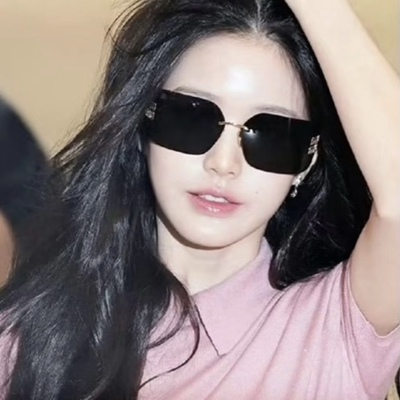 SMU54Y 无框金属太阳镜 超超大方框修脸墨镜 25年新款 明星款 INS