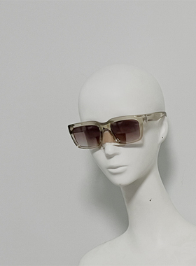 SL615 意产进口花料茶透框太阳镜 超大框方框墨镜 26年新订单 INS