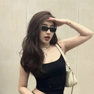 B和B 0096 女式意产进口定制板材太阳镜 方框款墨镜 偏重 INS热款