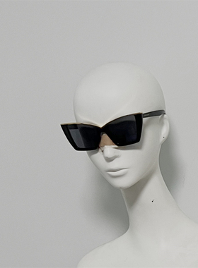 SL570 意产进口板材配金属边太阳镜 超超大框猫眼墨镜 26年新订单