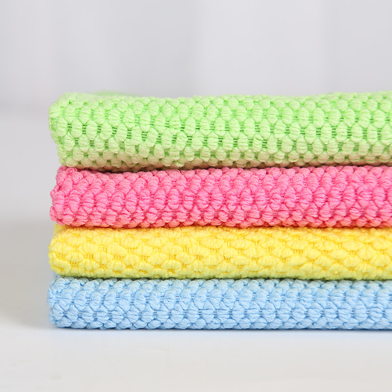 擦桌布用品不沾油不掉毛毛巾洗碗布家用吸水抹布玉米粒鱼鳞纯色,家庭/个人清洁工具,抹布,淘宝优惠券,粉丝福利购,淘宝优惠卷