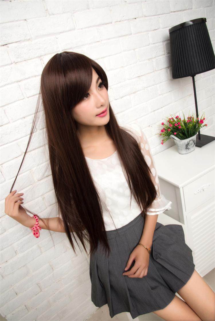 Perruque Long cheveux raides - Ref 2607649 Image 3