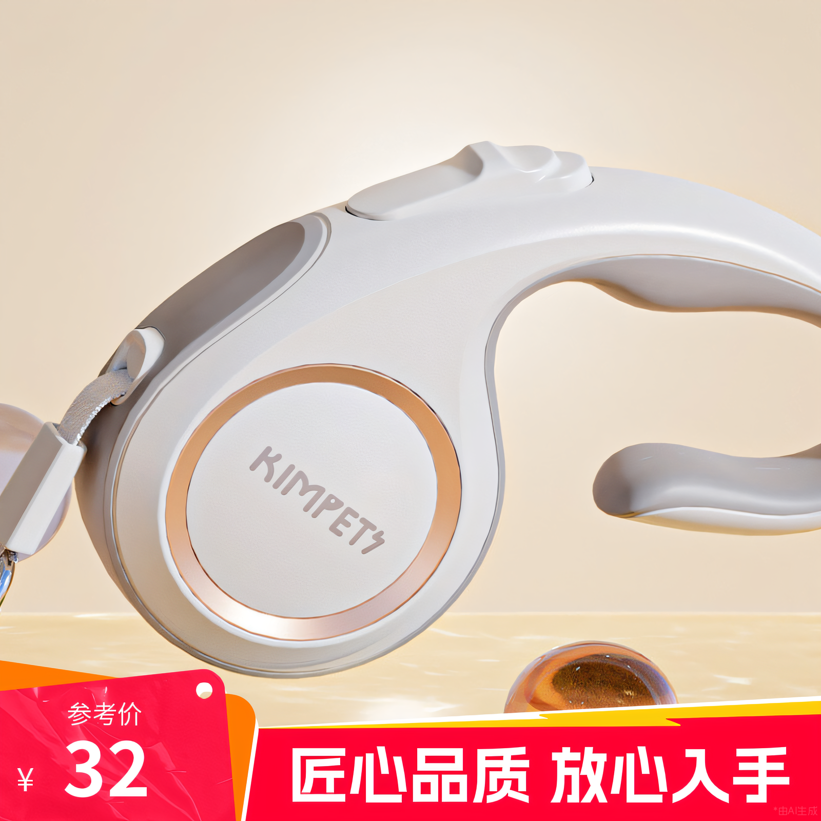 升级小巧防挣脱遛狗绳亚马逊爆款