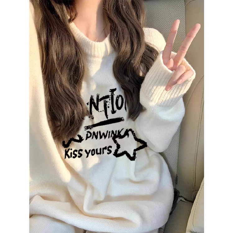 女童2025新款一体绒毛衣