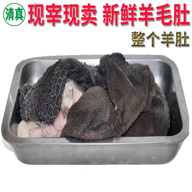 清真现宰现卖新鲜羊毛肚无泡发整个羊肚生鲜羊杂羊白叶金钱肚大肚