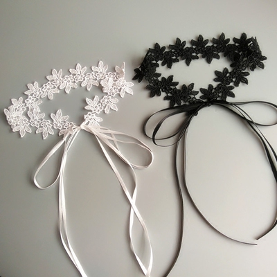 choker超仙蕾丝项圈系带脖子饰品