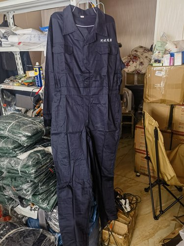 w2x外贸尾单棉连体服多兜汽修维修船厂工业夏季耐磨劳保工作服