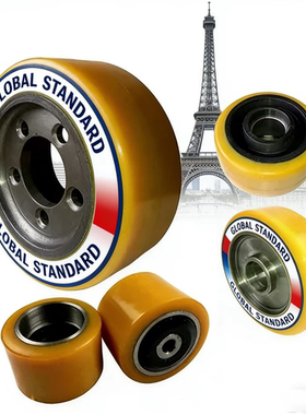 林德叉车轮子电动托盘车T20/T16T30主驱动轮254*102承载轮85*80