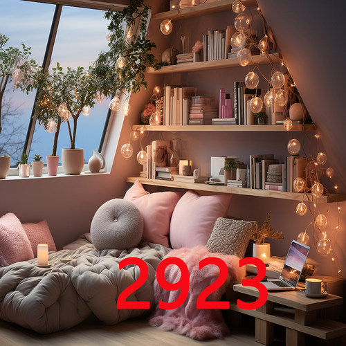 主播直播背景布简约温馨