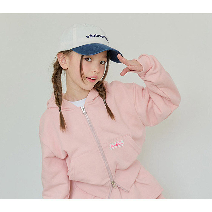 中大童女童时尚短款拉链连帽外套 Dore韩国代购童装26春款儿童431