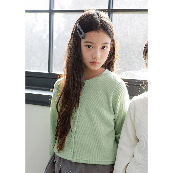 中大女童儿童针织短款洋气开衫 SM2韩国代购南大门童装26春款873