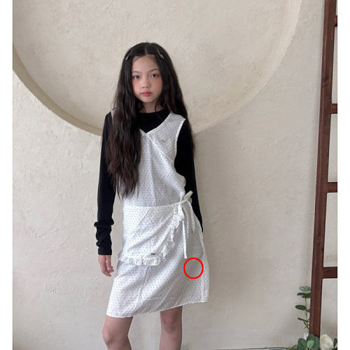 中大童女童薄款淑女背心连衣裙 MATILDA韩国代购童装26秋裙子986