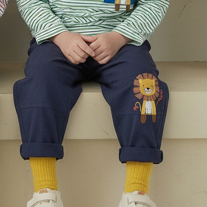 OrangeMom百搭狮子弹力哈伦裤 韩国童装代购26春款儿童男女童613,童装/婴儿装/亲子装,裤子,淘宝优惠券,粉丝福利购,淘宝优惠卷