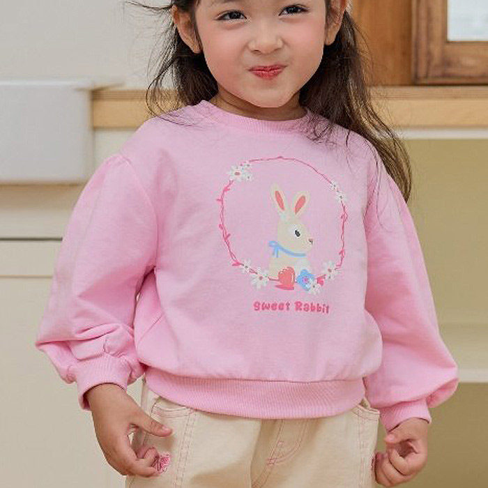 女童卡通兔子可爱泡泡袖T恤 ERU韩国南大门童装代购26春款儿童941,童装/婴儿装/亲子装,T恤,淘宝优惠券,粉丝福利购,淘宝优惠卷