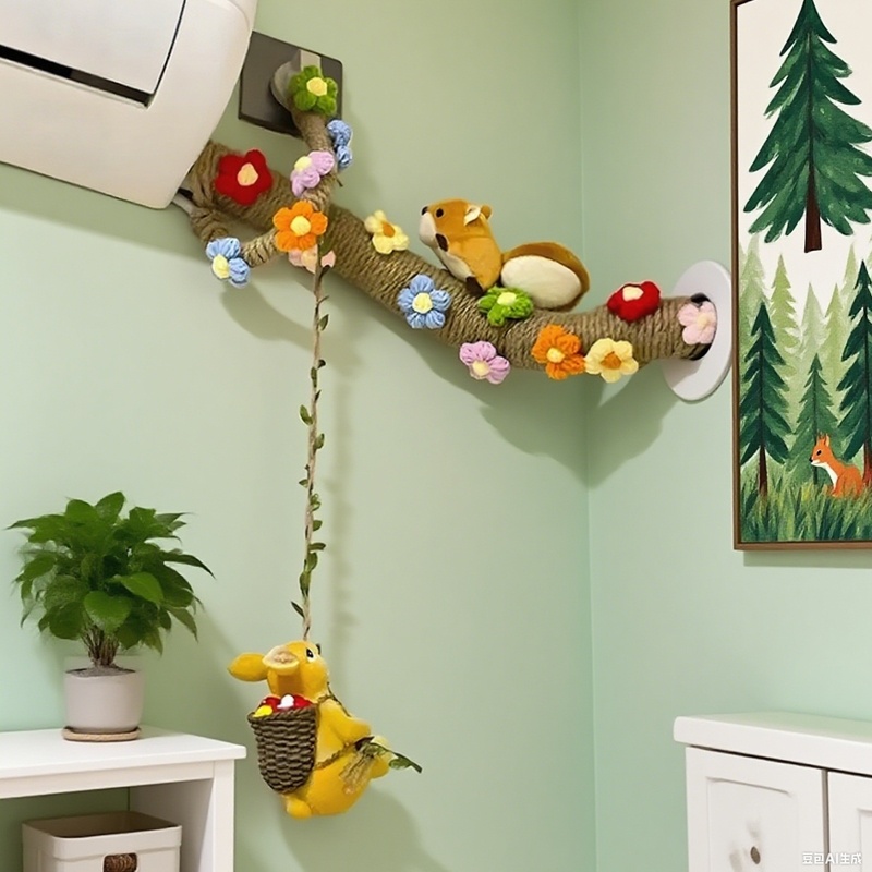 空调管道遮挡装饰美化卫生间厨房阳台下水管道装饰绳子空调管子材