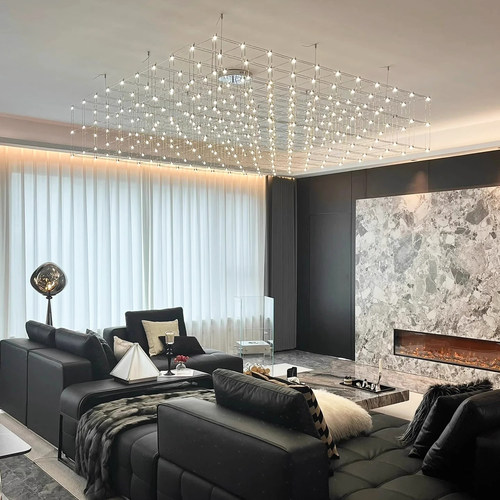 光立方意式高级感满天星客厅吊灯