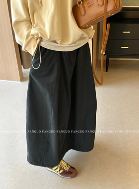 韩国stetamen* 原厂 洋气立体剪裁廓形山系花苞裙工装裙半身裙女