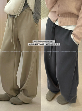 梦中情裤！一条过冬！保暖加厚奥绒休闲遛狗神裤弯刀裤卫裤女