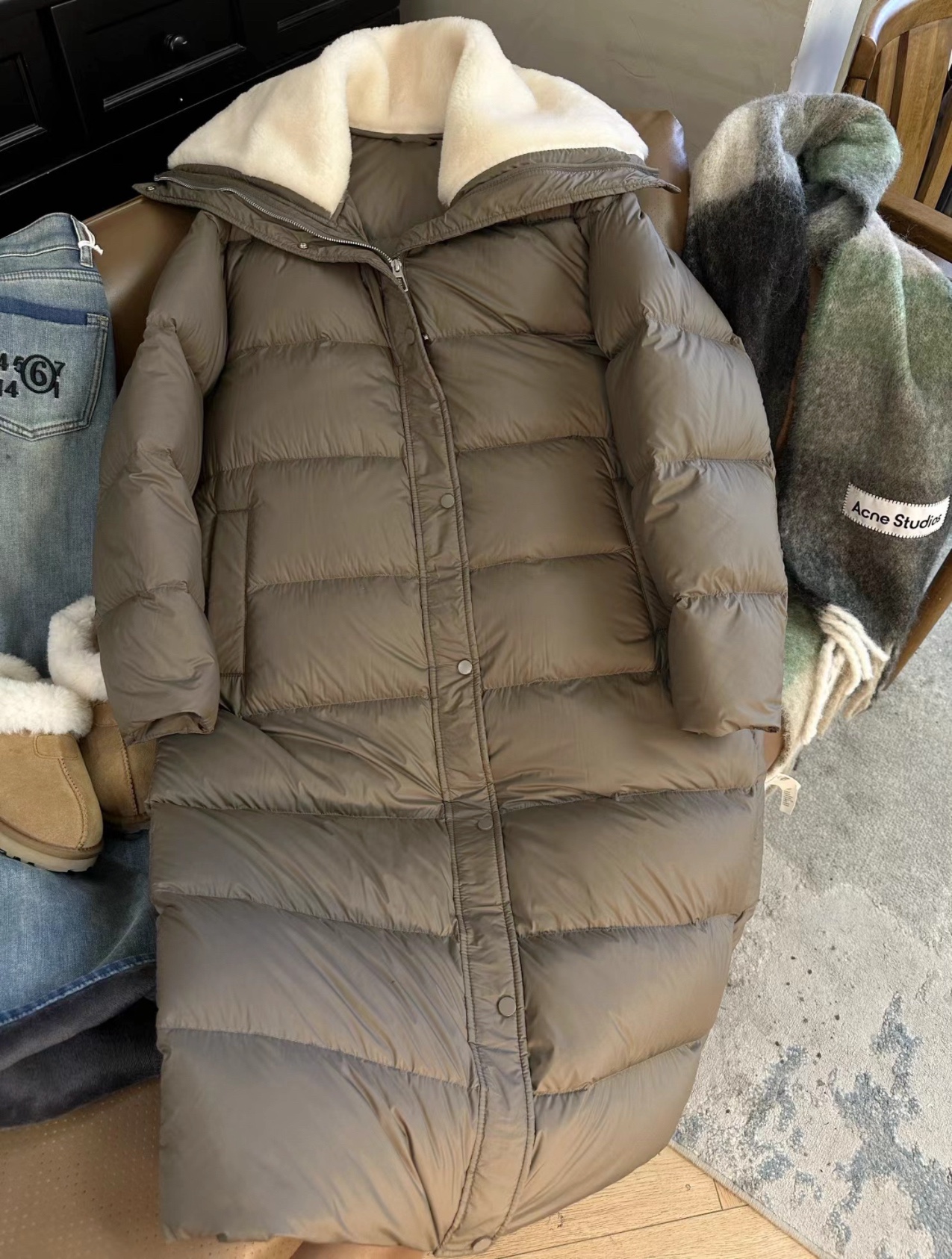 蕃果通勒外套羽绒外套