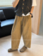 休闲裤 韩国stetament 秋冬灯芯绒萝卜裤 梦中情裤 子 梨形身材