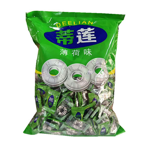 蒂莲薄荷糖清凉润喉糖果