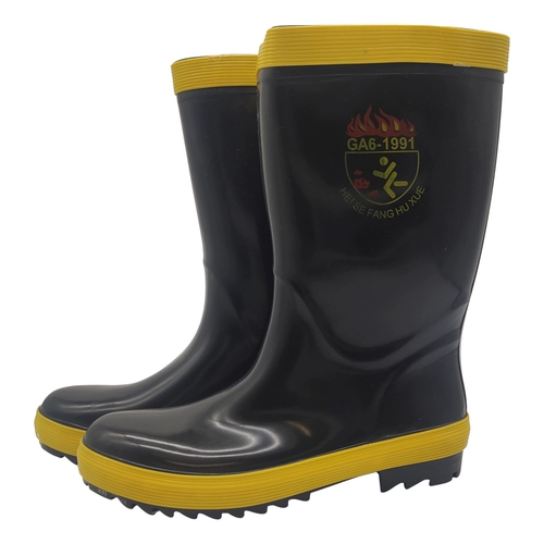 Пожарные дождевые ботинки спасение спасения высокой промежутки труб