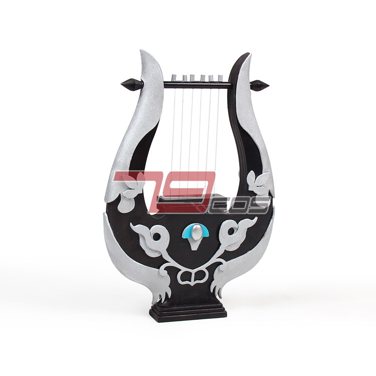 79cos原神序章风之歌温迪竖琴精品人气动漫表演cosplay道具 3983