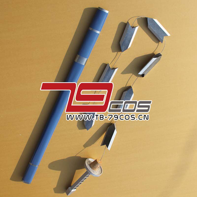 79cos战国无双战国basara竹中半兵卫鞭剑和鞘cosplay定制道具精品