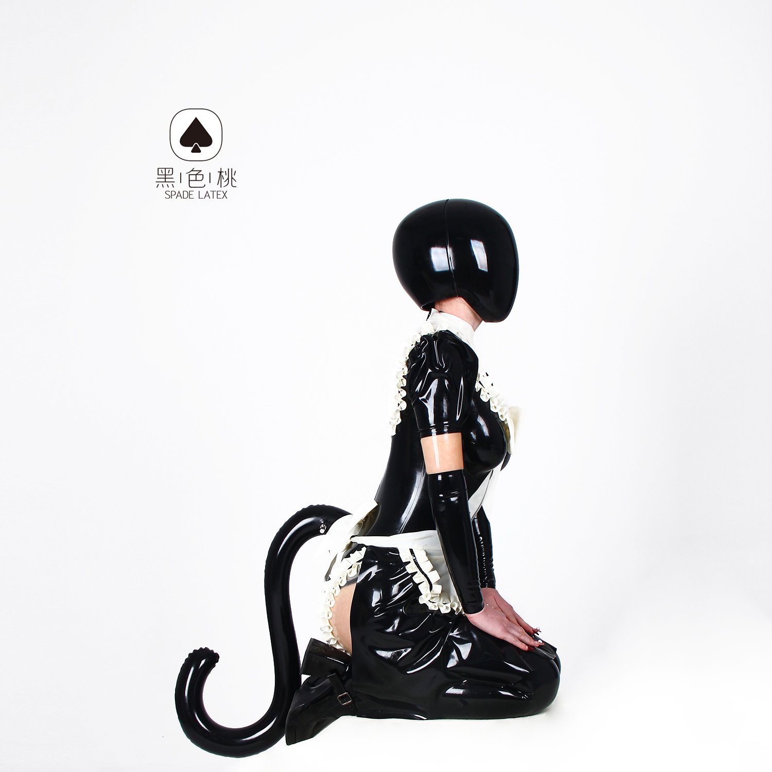 女仆装猫女套装充气尾巴