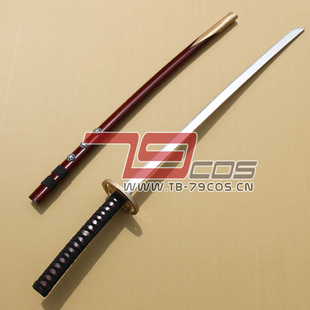 79cos道具真田十勇士伊达政宗精品纯手工动漫cosplay武器定做0238