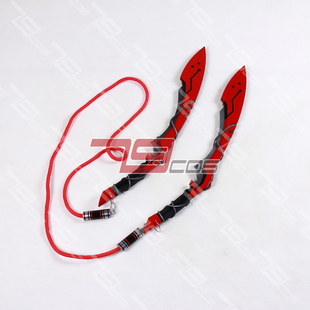 79COS推荐封印者纳塔双刀COSPLAY精品武器装备道具手工定做2012