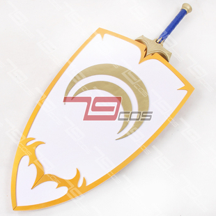 79COS小红帽 强亚克Crocea Mors剑和盾B款 精品动漫道具 逆袭