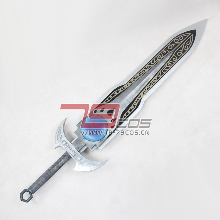 79COS联盟蛮族之王泰达米尔国王皮肤游戏武器装备COS道具定做精品