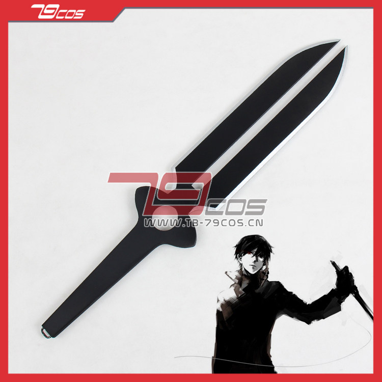 79COS黑之契约者黑李舜生双刃刀精品动漫游戏手工COSPLAY道具定做