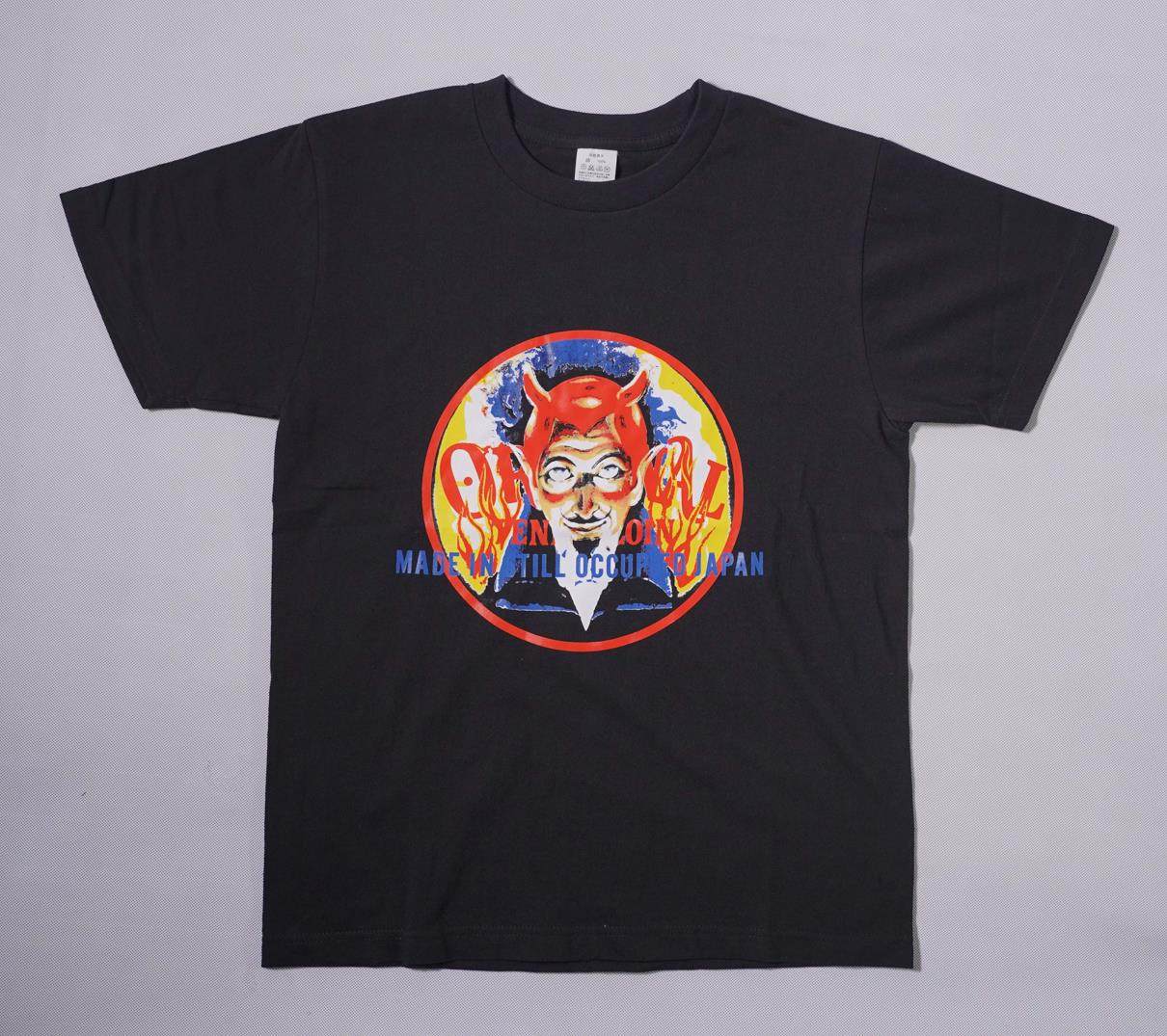 tenderloin k7 恶魔撒旦火焰圆领滑板机车街头日潮圆领中性t恤