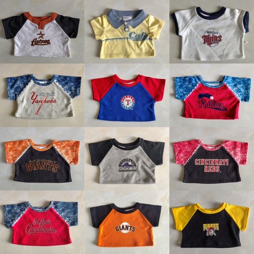 棉花娃娃巴塞罗泰迪熊毛绒玩具公仔草莓熊椰菜短裤短袖T体恤衣服